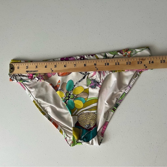 Trina Turk Key West Botanical Hankerchief Scarf Tankini Top & Shirred Bottom 6 - Picture 8 of 16